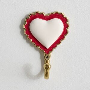 Doily Heart Metal Wall Hook Urban Outfitters